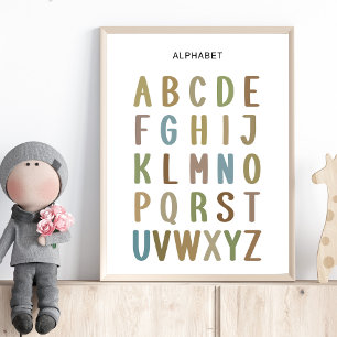 Alphabet Poster – ABC Chart for Preschoolers