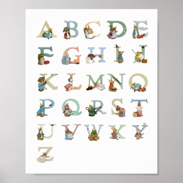 Alphabet print (Front)