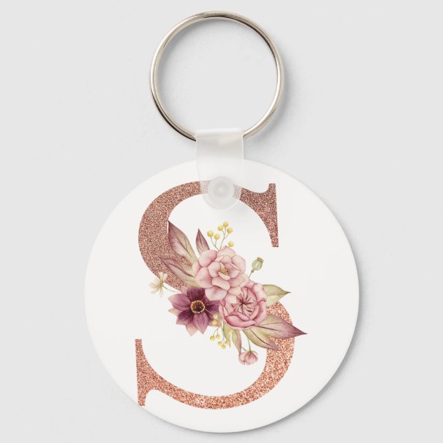 Alphabet S Key Ring (Front)