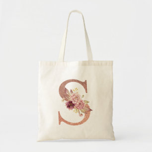 Alphabet S Tote Bag