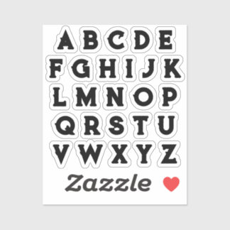 Alphabet Set Upper Case Letters Cut Out