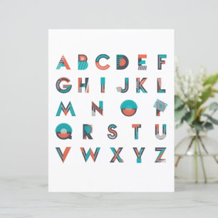 Alphabet sheet for school kids, 