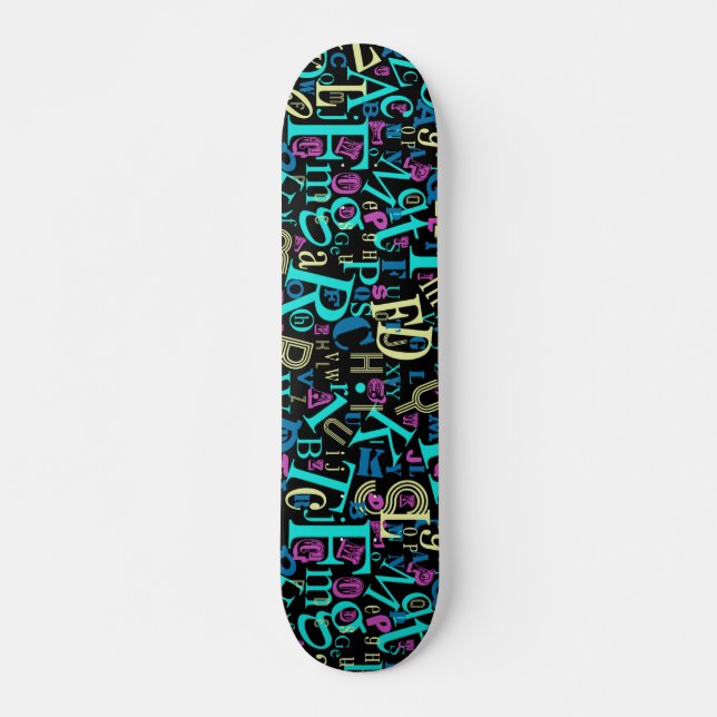 Alphabet Skateboard (Front)
