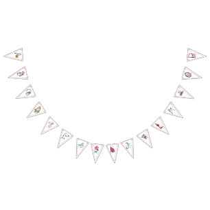 Alphabet storybook abc school party bunting