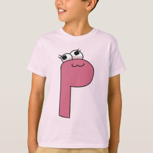 Alphabet T-Shirt Letter P