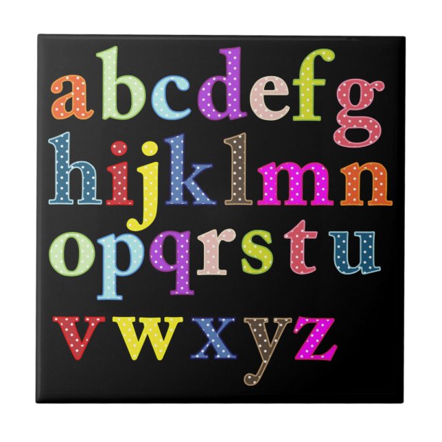 Alphabet Tile (Front)
