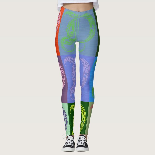 Alphabet Women's Leggings (Front)