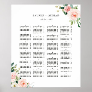 ALPHABETICAL ORDER Wedding Seating Chart
