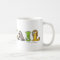 Alphabetimals Personalised Name Mug