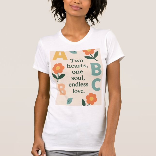 Alphabets AI art  T-Shirt (Front)