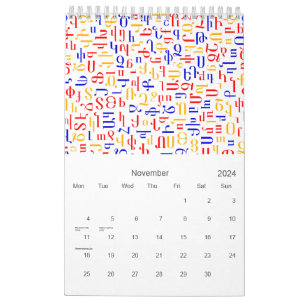 Alphabets Calendar