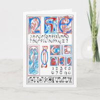 Alphabets of Art Nouveau Style, Mucha
