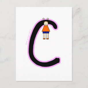 Alphakins C Girls Postcard