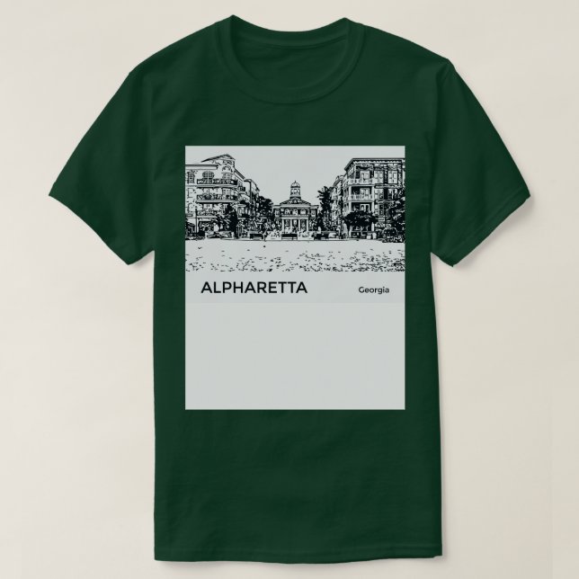 Alpharetta Georgia TShirt (Design Front)