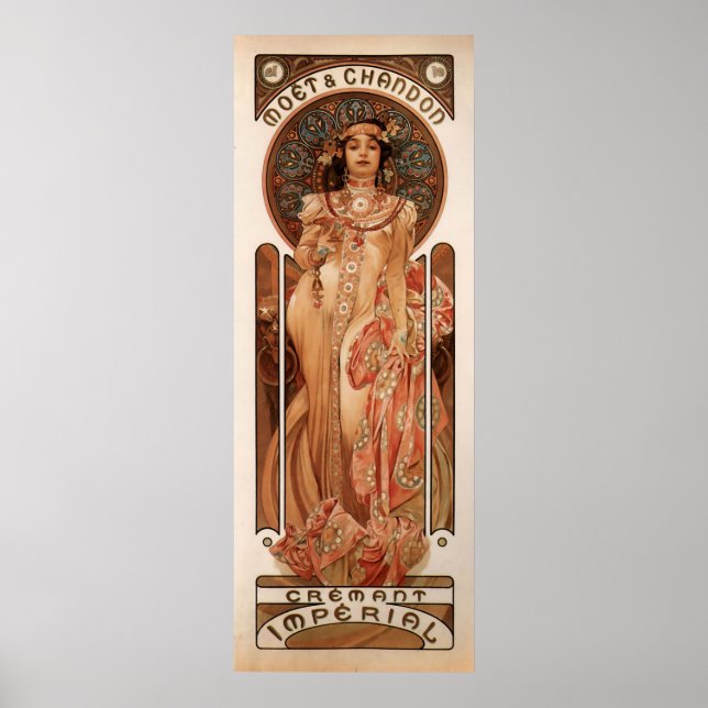 Alphons Mucha Cremant Imperial Poster (Front)