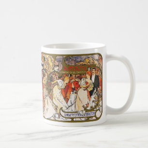 Alphonse (Alfons) Mucha:   Amants Coffee Mug