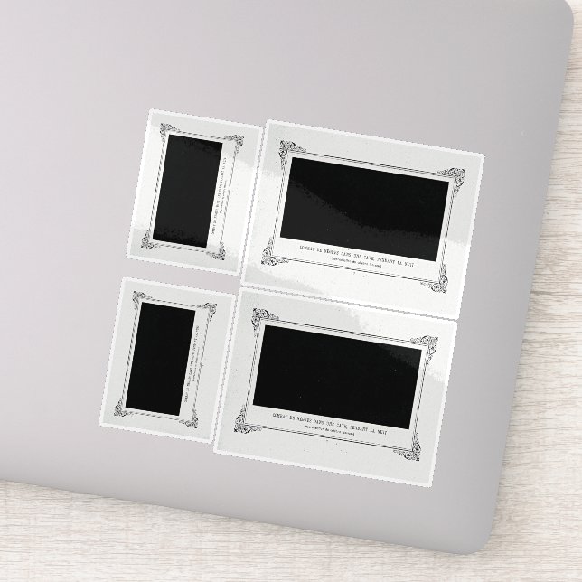 Alphonse Allais, April Fools, Black, Abstract Art (Detail)