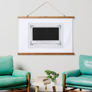Alphonse Allais, April Fools, Black, Abstract Art Hanging Tapestry
