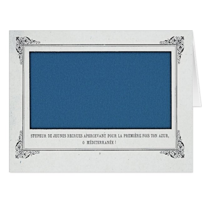 Alphonse Allais, April Fools, Blue, Abstract Art (Front Horizontal)