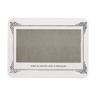 Alphonse Allais, April Fools, Gray, Abstract Art Magnet