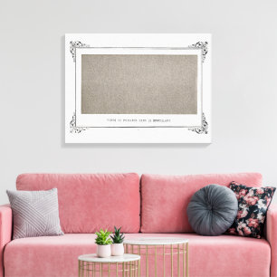 Alphonse Allais, April Fools, Grey, Abstract Art Canvas Print
