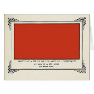 Alphonse Allais, April Fools, Red, Abstract Art