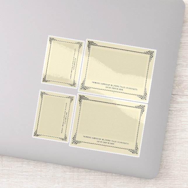 Alphonse Allais, April Fools, White, Abstract Art (Detail)