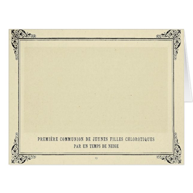 Alphonse Allais, April Fools, White, Abstract Art (Front Horizontal)