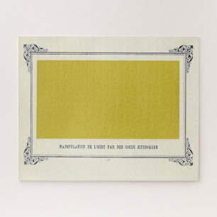 Alphonse Allais, April Fools, Yellow, Abstract Art Jigsaw Puzzle
