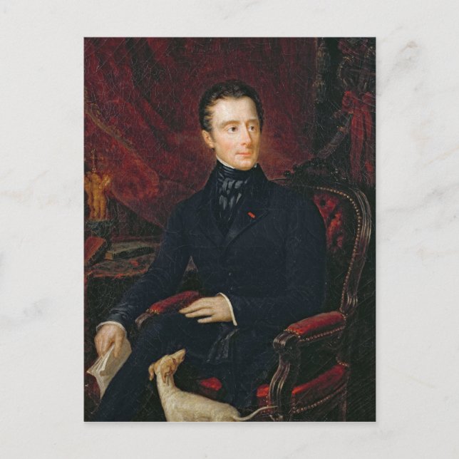 Alphonse de Lamartine Postcard (Front)