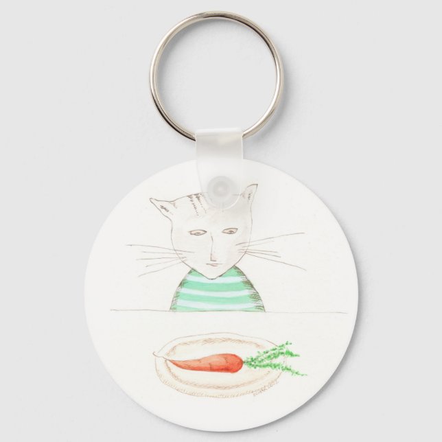 Alphonse le Chat  Key Ring (Front)