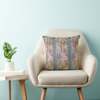 Alphonse Maria Mucha – Art Nouveau Cushion