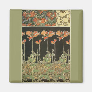 Alphonse Maria Mucha ~ Decoratifs Magnet