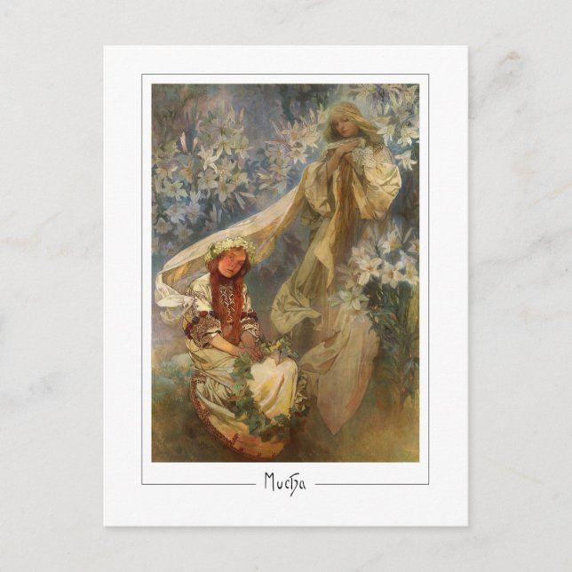 Alphonse Mucha #165 - Fine Art Postcard (Front)