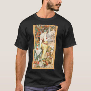 Alphonse Mucha (1860  1939) Artwork T-Shirt
