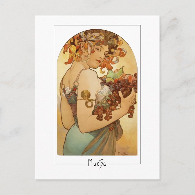 Alphonse Mucha #220 - Fine Art Postcard (Front)