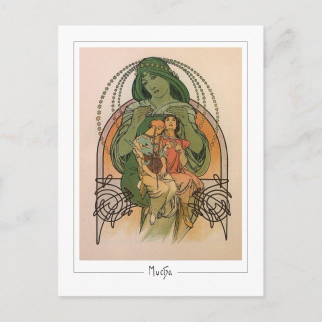 Alphonse Mucha #232 - Fine Art Postcard (Front)