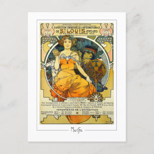 Alphonse Mucha #248 - Fine Art Postcard