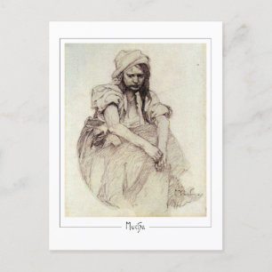 Alphonse Mucha #384 - Fine Art Postcard