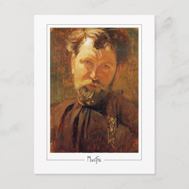 Alphonse Mucha #4 - Fine Art Postcard (Front)