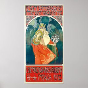 Alphonse Mucha 6th Sokol Festival, 1912 Poster
