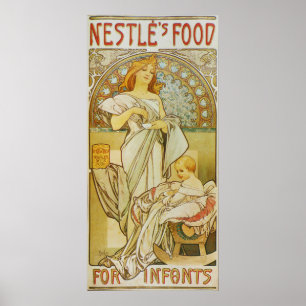 Alphonse Mucha.Advertising Poster, 1898 Poster
