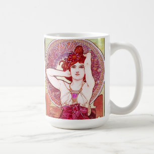 Alphonse Mucha Amethyst Coffee Cup