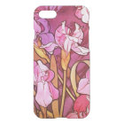 Alphonse Mucha Amethyst Floral Vintage Art Nouveau