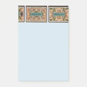 Alphonse Mucha art, art nouveau,vintage,females,be Post-it Notes