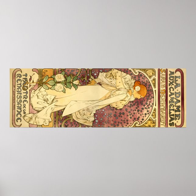 Alphonse Mucha Art Deco Poster (Front)