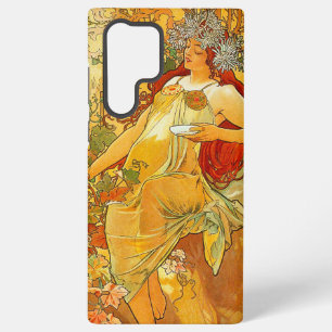 Alphonse Mucha Art Nouveau Autumn Samsung Galaxy Case