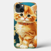 Alphonse Mucha Art Nouveau Cat