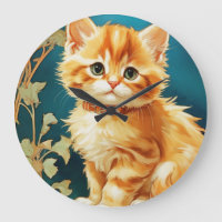 Alphonse Mucha Art Nouveau Cat