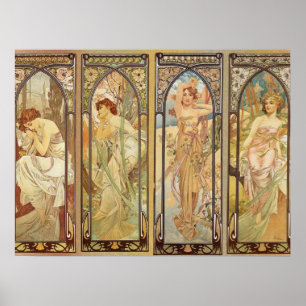 Alphonse Mucha – Art Nouveau Master Poster